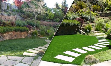 The use of artificial turf in green areas