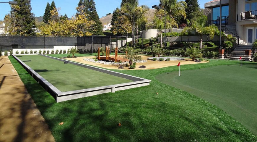 When is preferable to use artificial grass?