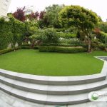 The synthetic grass and the harmony with environment