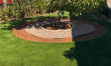 Artificial grass for multiuse playground area in Fairfax, California