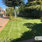 Artificial grass for multiuse playground area in Fairfax, California