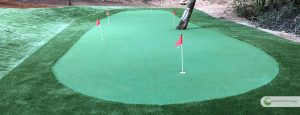 Artificial putting green in Corte Madera