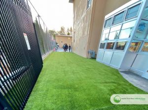 Artificial grass for a school in Corte Madera - California