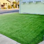 Front yard artificial grass installation in San Francisco - After