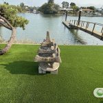 Enjoy your lake house with your family, pets, and an artificial lawn