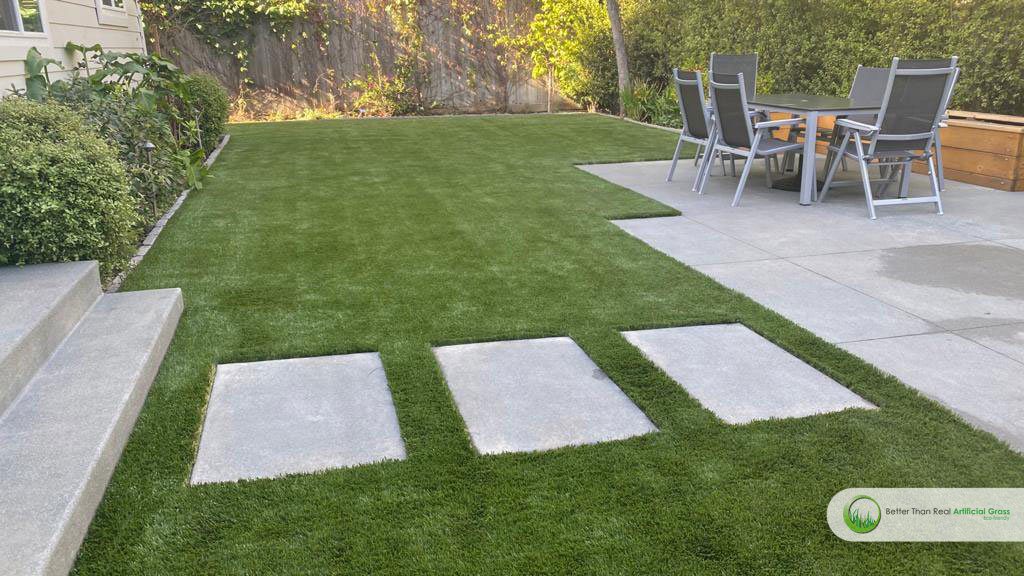 Brush it - Periodically brush your artificial turf against the fibers’ grain