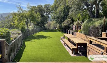 Artificial grass installation in California