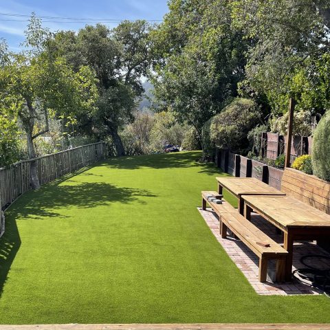 Artificial grass installation in California