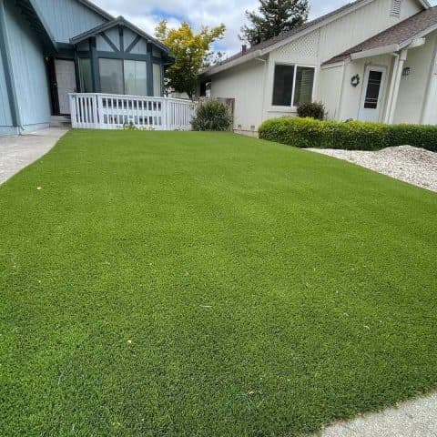 Installation of Artificial Turf for Yard in California